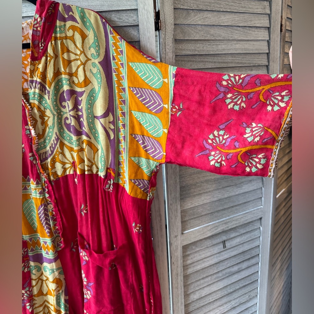 NEW Kantha Bae Sari Zen Jumpsuit - Free Size (0-22) & Fully Reversible - Picture 5 of 7
